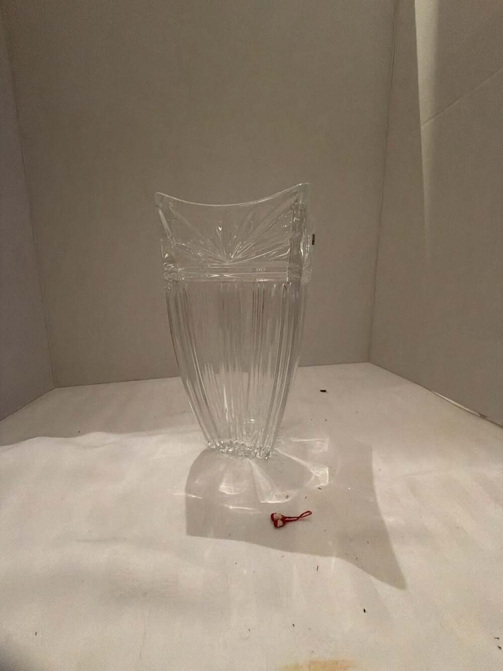 Marquis by Waterford Odyssey Crystal Vase 8 Inch Clear Cut